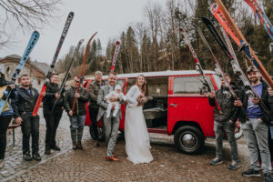 Hochzeit Fotografie Reportage Willisau Zwyer Kirche Trauung Auszug Spalier